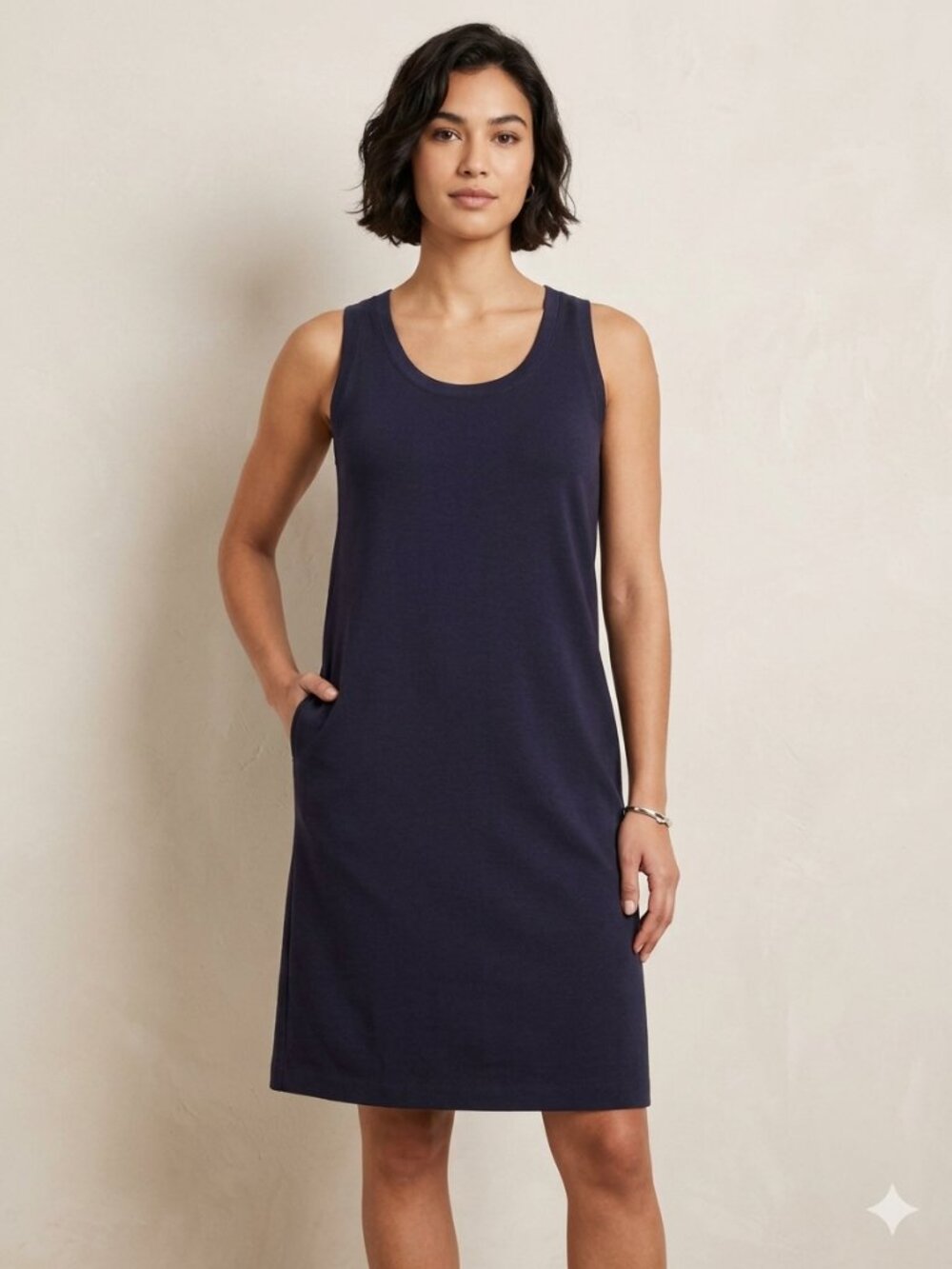 NWT J Jill Fit plum sleeveless dress, size XL Tall